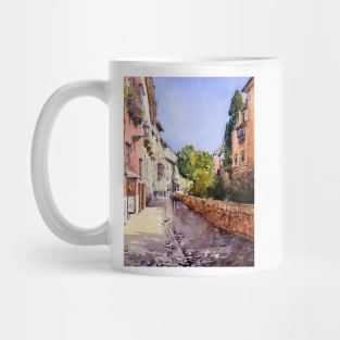 Carrera del Darro, Granada, Spain Mug